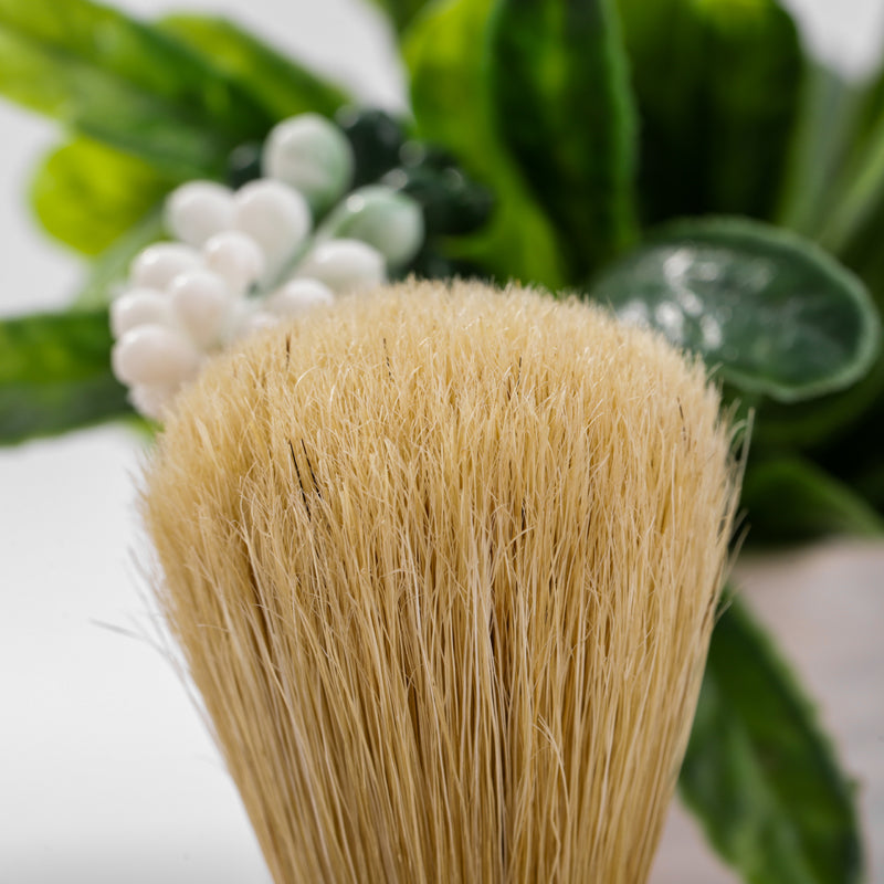 YAQI Joy Butterscotch Color Handle Men Wet Bristle Shaving Brush