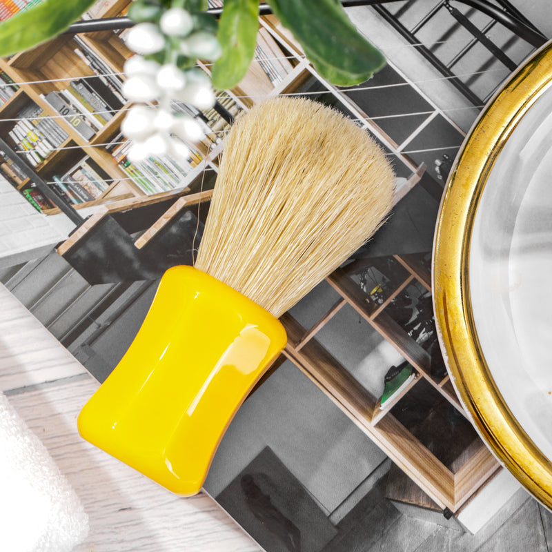 YAQI Joy Butterscotch Color Handle Men Wet Bristle Shaving Brush