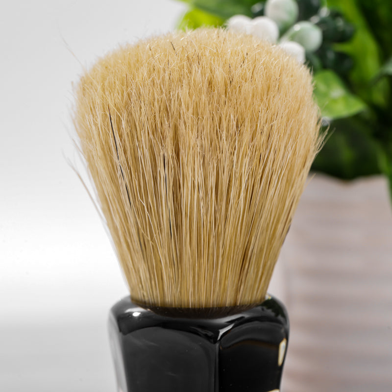 YAQI  Robin Clear Handle Men Wet Bristle Shaving Brush
