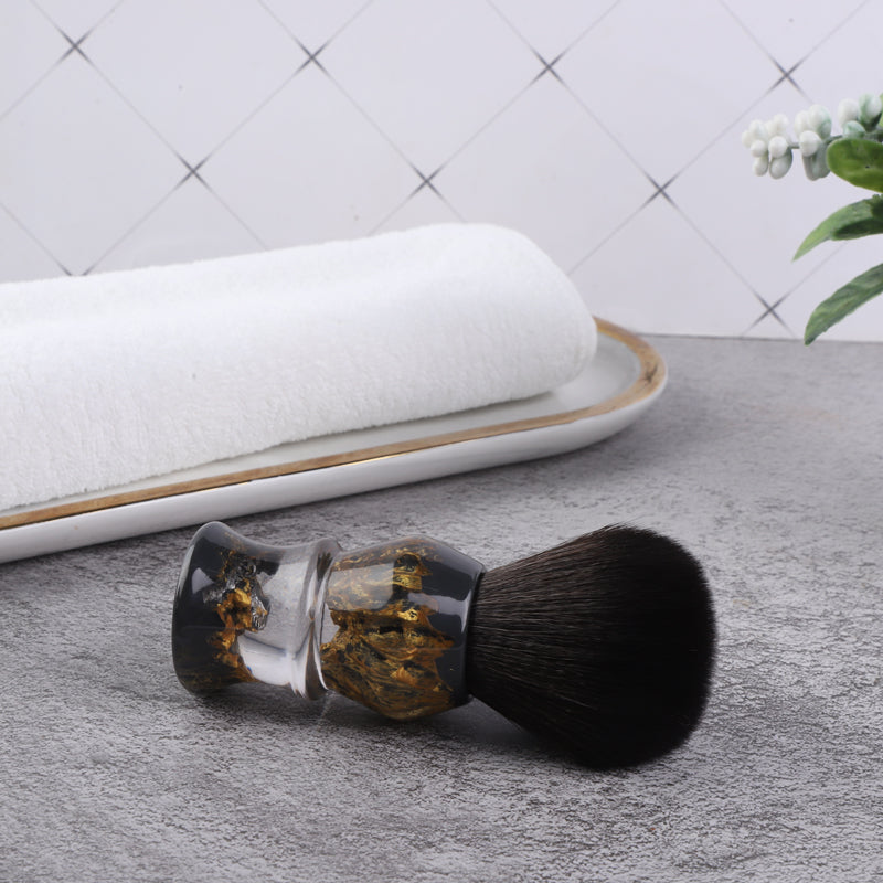 YAQI DEEP STONES 24mm Synthetic Hair Resin Handle Men Wet Shaving Brush