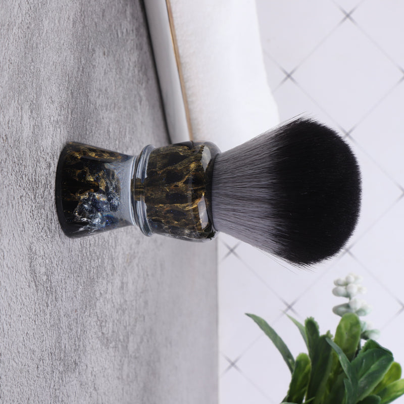 YAQI ROCKS 28mm Synthetic Hair Resin Handle Men Wet Shaving Brush