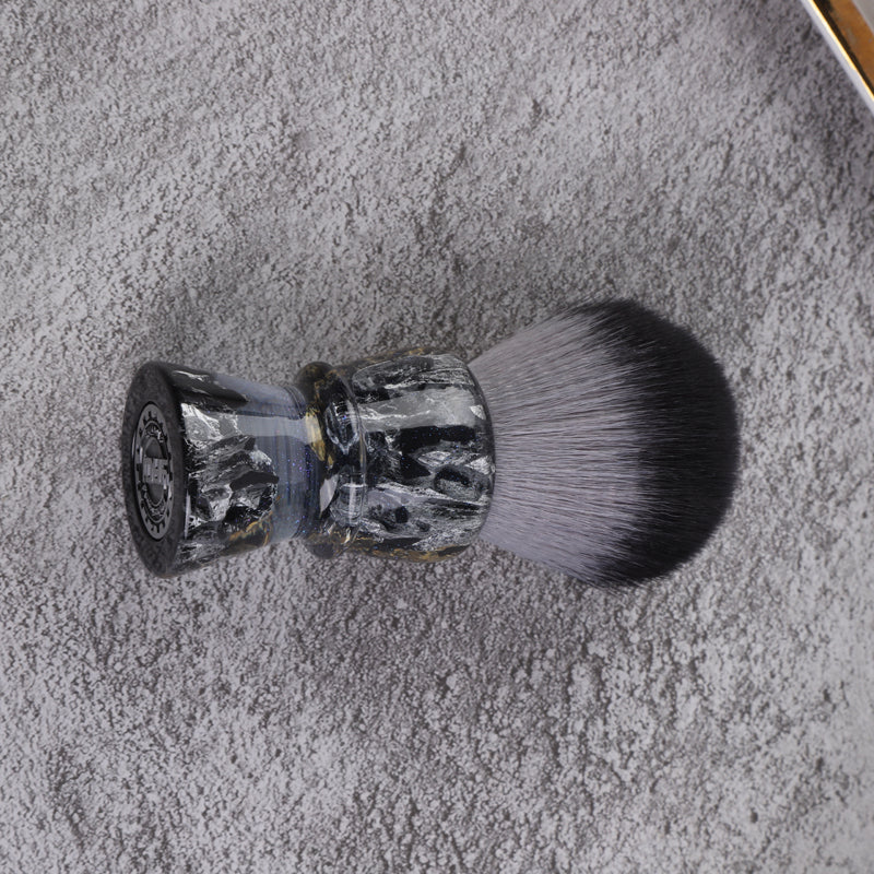 YAQI ROCKS 28mm Synthetic Hair Resin Handle Men Wet Shaving Brush