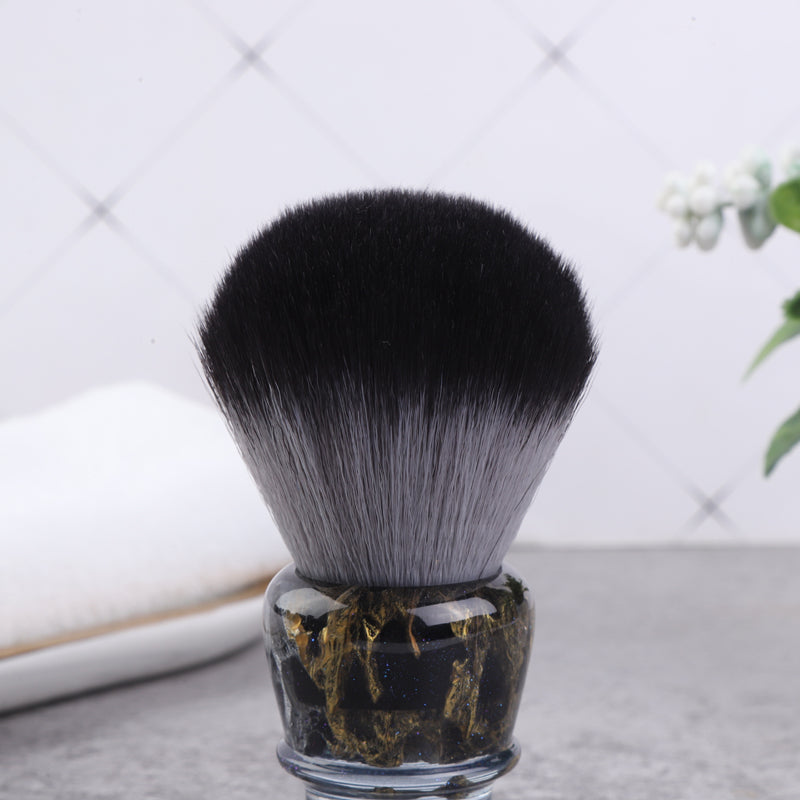 YAQI ROCKS 28mm Synthetic Hair Resin Handle Men Wet Shaving Brush