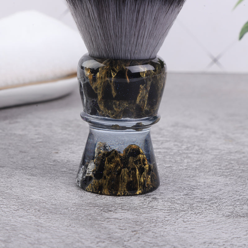 YAQI ROCKS 28mm Synthetic Hair Resin Handle Men Wet Shaving Brush