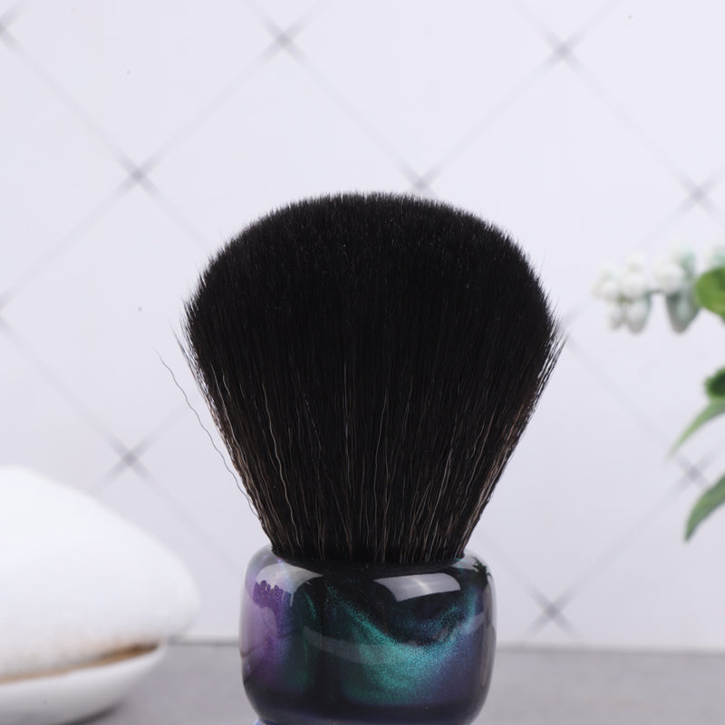 YAQI OCEAN 28mm Synthetic Hair Resin Handle Men Wet Shaving Brush
