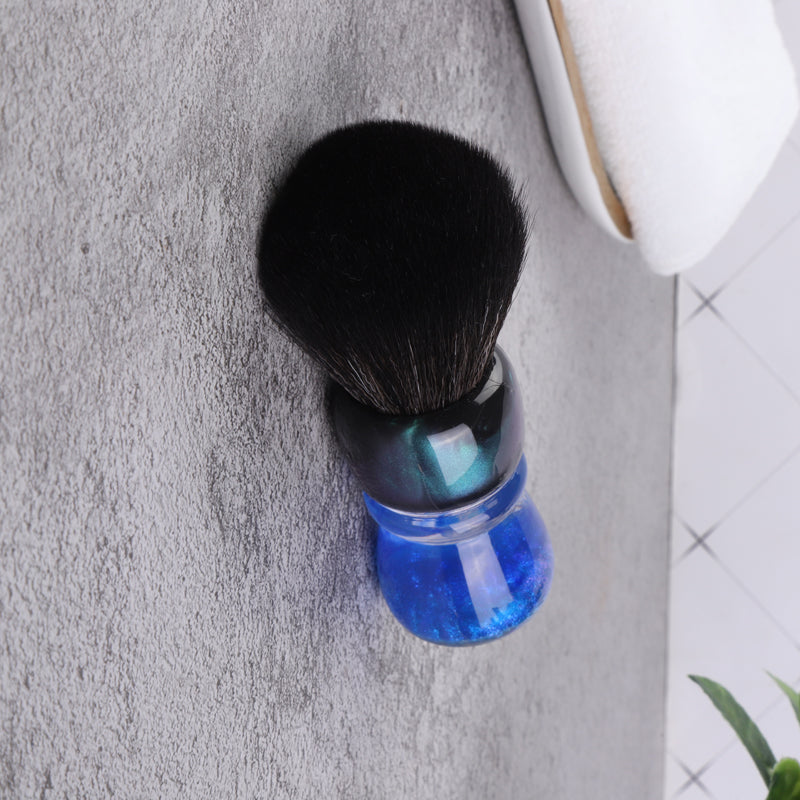 YAQI OCEAN 28mm Synthetic Hair Resin Handle Men Wet Shaving Brush