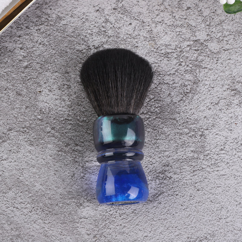 YAQI OCEAN 28mm Synthetic Hair Resin Handle Men Wet Shaving Brush