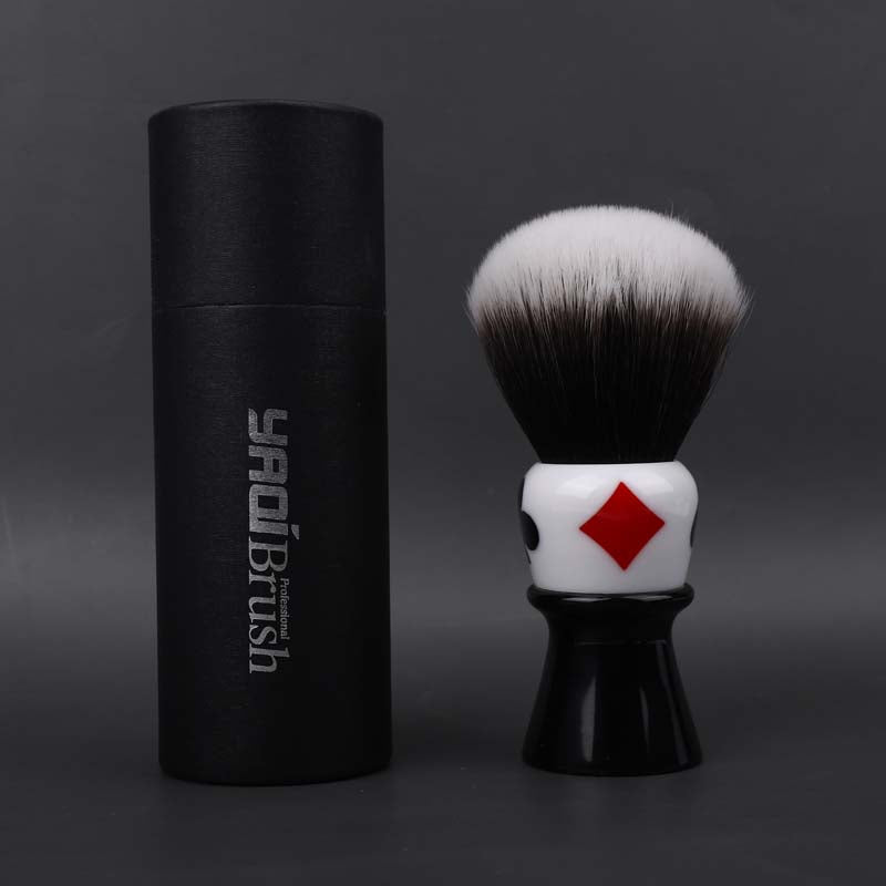YAQI Casino clubs 26mm Synthetic Hair Resin Handle Husky Knot Men Wet Shaving Brush