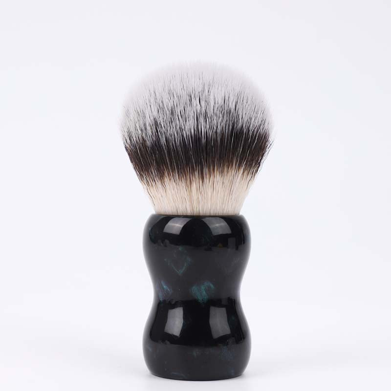YAQI Night Emerald 26mm Synthetic Hair Resin Handle Men Wet Shaving Brush
