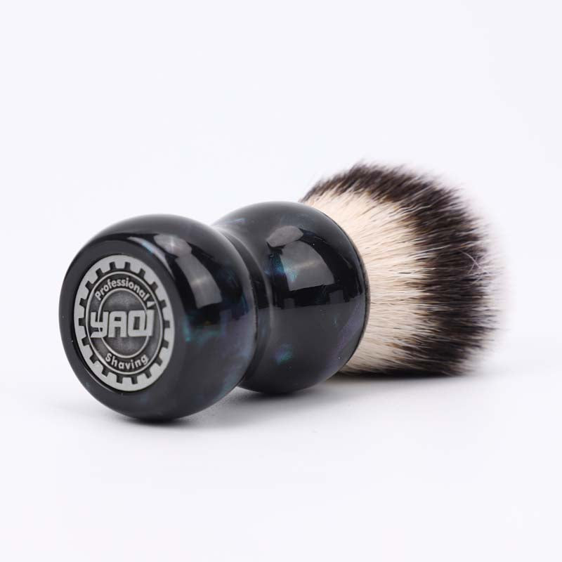 YAQI Night Emerald 26mm Synthetic Hair Resin Handle Men Wet Shaving Brush