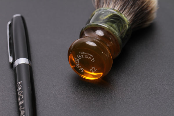 YAQI 22MM Sagrada Familia Two Band Badger Hair Resin Handle Men Wet Shave Brushes