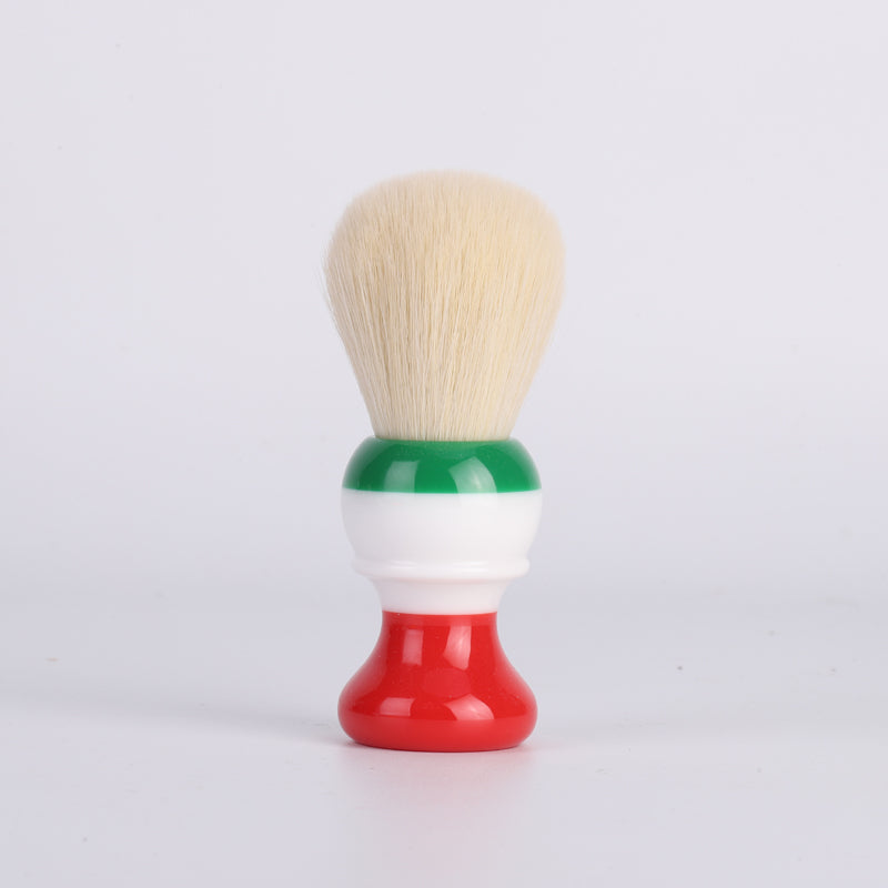 YAQI Freedom Italian Flag 24mm Cashmere Synthetic Knot Mens Shaving Brush