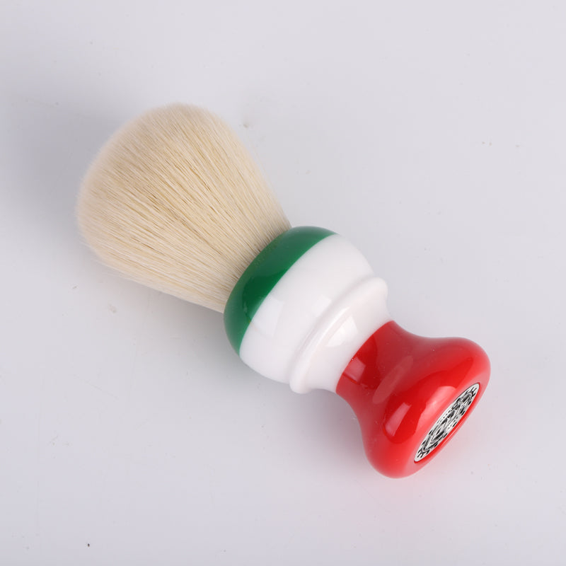 YAQI Freedom Italian Flag 24mm Cashmere Synthetic Knot Mens Shaving Brush