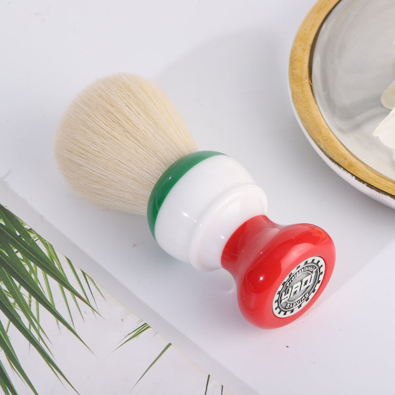 YAQI Freedom Italian Flag 24mm Cashmere Synthetic Knot Mens Shaving Brush